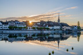 Sonnenaufgang in Stein am Rhein