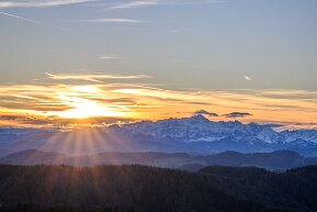 Sonnenaufgang auf dem Schauenberg