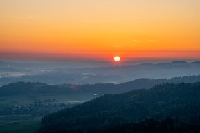 Sonnenaufgang auf dem Schauenberg